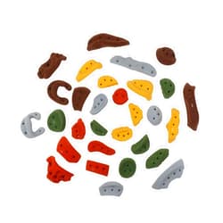 Atomik Climbing Holds Atomik Rock Climbing Holds Set of 30 Screw On Pack in Assorted Earth Tones