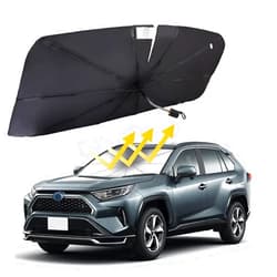 ElifeAcc Car Windshield Sunshade - Car Sun Shade, Windshield, Sunshade, Windshield Shade for Cars, SUV, Trucks (59 * 33inch)