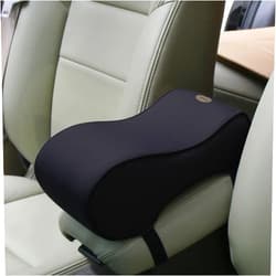 Timorn Memory Foam Cushion Armrest Cover,Car Center Console Pillow, (Black)
