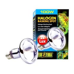 Exo Terra Sun Glo Halogen Basking Spot Lamp, Reptile Light Bulb, 100 Watts, PT2183