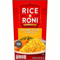 Quaker RICE-A-RONI CREAMY FOUR CHEESE-12 PACK