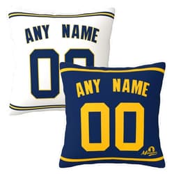 HUGXINAN Baseball Custom Throw Pillow Covers - Outdoor Pillowcase Personalized Any Name and Number for Men Women Boy Gift Pillow Case for Couch Bed Sofa 16X16/18X18/20X20 Milwaukee Gifts