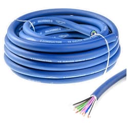 TOPSTRONGGEAR 20 Feet 9-Conductor Speaker Cable, 18AWG 100% OFC, 4-Channel Speaker Wire and Remote Wire (18 Gauge)