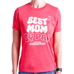 SwingJuice Golf T-Shirt Best Mom by Par Crew Neck Short Sleeve Funny Golf Shirt for Women