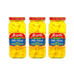 Mezzetta Deli-Sliced Mild Pepper Rings, 16 Oz (Pack Of 3)