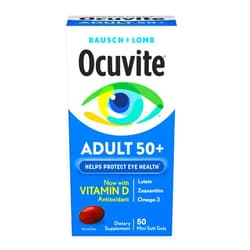 Bausch + Lomb Bausch & Lomb Ocuvite Adult 50+ Eye Vitamin & Mineral Softgels 50 ea (Pack of 4)