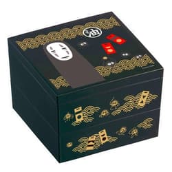 Studio Ghibli - Spirited Away - No Face, Skater Traditional Japanese Lacquer Ware - 2 Tier Bento Box
