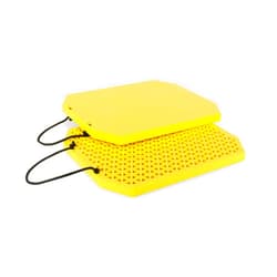Camco Extra Large Stabilizer Jack Pads - Helps Stop RV Jacks from Sinking into Soft Ground - Includes Rope Carry Handles & Each Measures 17” x 15” x 1” - Crafted of Heavy-Duty Polymer - 2-Pack (44545)