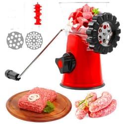 DJAPWPX Manual Meat Grinder with Hand Crank Food Grade Meat Grinder Sausage Maker Fast Cutting Meat Grinder Manual Mincer Multifunctional Meat Mincer Machine Easy Cleaning for Ginger Garlic