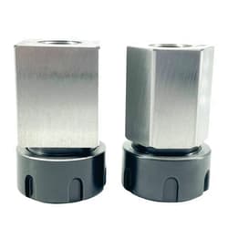 ALTBET ER25 Square Hex Collet Chucks Block Workholding Holder for CNC Lathe Engraving Cutting Machine (ER-25 Square+Hex)