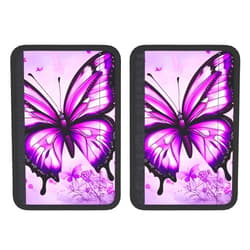 Dwrepo 2 PCS Car Seat Belt Pads Cover Universal Butterfly Seat Belt Shoulder Pad Soft Safety Belt Strap Shoulder Pad Comfortable Neck/Shoulder Protector for Cars/Backpack