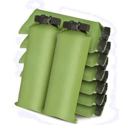 MAGBAKASAK Flood Water Barrier Sand Bags - 8Pcs Thickened Long Canvas Flood Protection Sandbags with Insert Buckle Reusable Quick Flood Barrier for Home Door Window Basement Garage Floor Flood Control - 11
