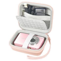 Boobowl Digital Camera Case Compatible with Yifecial/for EROOLU/for VAHOIALD/for Kaisoon/for Kodak Pixpro/for Canon PowerShot ELPH 180 190/ for Sony DSCW800 DSCW830 Digital Cameras for Travel (Rose Gold)