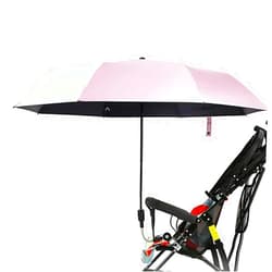 Nakazawa Universal Baby Parasol, Baby Stroller Sun Shade Sun Protection Sun Shade for Strollers, Waterproof Umbrella for Trolley Bike, Bicycle Umbrella with Holder Clip Clamp