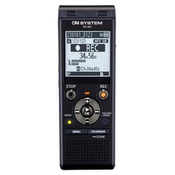 OM SYSTEM WS-883 Digital Voice Recorder with Built-in Stereo Microphones, Direct USB, Noise Cancel, Simple Mode, Low-Cut Filter, Intelligent Auto Mode, 8 GB Memory and VCVA