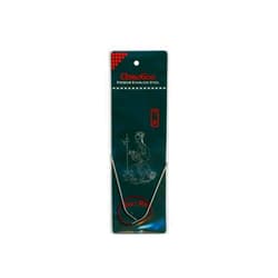 ChiaoGoo Red Circular 9-inch (23cm) Stainless Steel Knitting Needle; Size US 3 (3.25mm) 6009-3