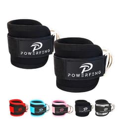 Powerfeng Ankle Strap Cable Machine: Ankle Cable Attachments for Gym Ankle Cuff Cable Glute Kickback Ankle Straps for Leg & Glute Ankle Cuffs Women