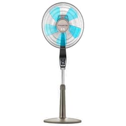 Rowenta VU5550 Turbo Silence Oscillating Fan, Standing Fan, 4 Speed Fan with Remote Control