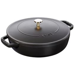 STAUB 40511 472/0 with Chistera 28 cm Cast Iron Black
