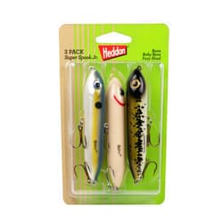 Heddon Super Spook Topwater Fishing Lure for Saltwater and Freshwater, Multi, 3-Pack