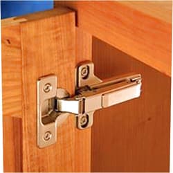 Salice 2 Salice European Face Frame Hinges #C2P6A with Face Frame Clip On Adapter Plates