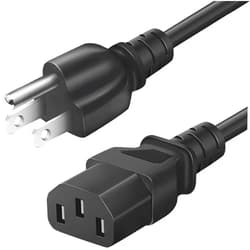 YINJUE Power Cord Cable for Amplifier Musical Peavey Vox Guitar Amp PC AC Amplifiers, 18 AWG Universal 3 Prong Replacement AC Power Cord Cable 3 FT