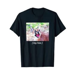 Memes and whatever meme cat caracal big floppa joke ironic humor funny graphic T-Shirt