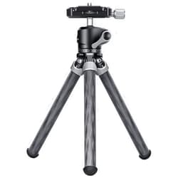 Leofoto MT-02C+LH-22 Tabletop Tripod, Mini Travel Tripod, Carbon Fiber, 2 Leg Section, 1/4