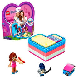 LEGO® -Friends Olivia's Summer Heart Box Toy for Girls and Boys from 6 Years and Above, 93 Pieces 41387