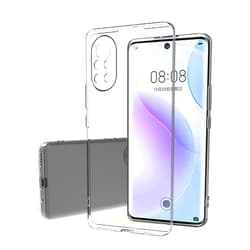 Fnmisan Clear Silicone Case for Huawei Honor V40 Lite, Back Protective Case Ultra Thin Soft Shock Absorption Scratch-Resistant Bumper Protective Case Flexible TPU Mobile Phone Case Transparent Cover