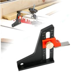 HSOKEW Height Gauge, Inch Tablesaw Depth Measuring Ruler Aluminum Alloy Dual Scales DIY Woodworking Height Measurement Tool for Saw Table and Ruler Trimming Machine Adjustmen (1)