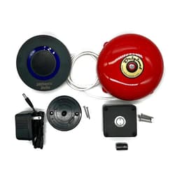 MILTON'S BELLS Milton’s Bells Wireless Warehouse Doorbell Kit – Loud 95dB Entry Alert System for Industrial, Garage & Shop Use | Long-Range, Easy Install