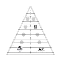 Creative Grids Triangle Squared Ruler 9-1/2in Quilt Ruler - CGRTMT2