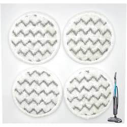 EVKLN 4 Pack Rotating Mop Pads for Bissell SpinWave SmartSteam Scrubbing Steam Mop 3897A,3712C,3712W
