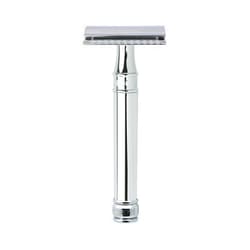 Edwin Jagger DE89BL Chrome Reusable Classic Double Edge Safety Razor for Men