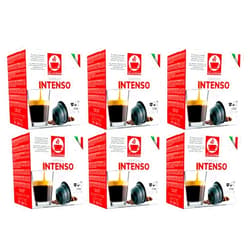 Caffè Tiziano Bonini Bonini Dolce Gusto Compatible Espresso Intenso Coffee Pods (Pack of 6, Total 96 pods)