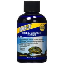 MICROBE-LIFT Rock and Substrate Cleaner for Aquatic Turtle Aquarium Environments, Clarifies Tank Water, Degrades Fecal Matter, 4oz