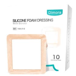 Dimora Silicone Foam Dressing with Border Adhesive 6