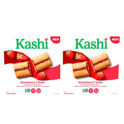 Cereal Bars Kashi Strawberry 7 Grain Soft Baked Cereal Bars, 175g/6.2 oz., 2-Pack Imported from Canada