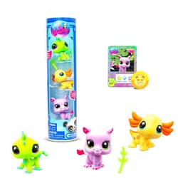Littlest Pet Shop, LPS Wild Vibe BF00557 3 Pack Mobiled Headed Pets, Generation 7, Pets, #35 to #42, for Ages 4+ Years, Multi-Colour