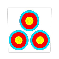 THREE ARCHERS 3 SPOT Vegas Targets Face 30pcs Archery Targets Official Vegas Paper Indoor & Outdoor