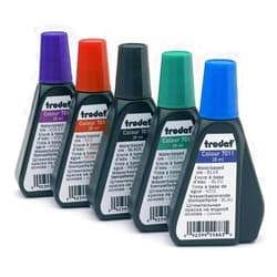 Trodat 5 color water based Re-fill Ink for self inking Ideal/Trodat Stamps & stamp pads