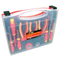 NECALON S9Q1 - AM-TECH 11 Piece Electrician Tool Set 1000VAC & 1500VDC Insulated EN60900