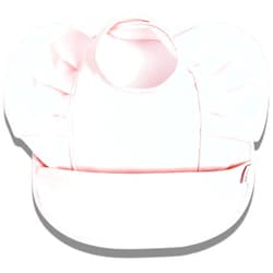 Bibtique Ruffle Smock Bibs For Babies 6-24 Months - Waterproof Food Catcher Bibs With Pocket - Mess Proof Baby Eating Bibs