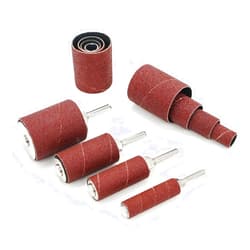 Scottchen PRO 2”Long Sanding Drums and Sleeves Set with 1/4”Shank for Drill or Drill Press, Sanding Drum Kit for Sanding Smoothing Shaping Polishing Fiberglass Wood Metals, 60,80,120 Grit-16pack