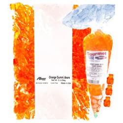 Gourmet Kruise Albanese Orange Gummi Bears 5LB Bag With Energy Orange Gummy Bears Gourmet Kruise Signature Gift Bag 11 OZ (NET WT 5 LBS.11OZ) 2 Item Bundle