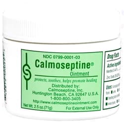 Calmoseptine Diaper Rash Ointment Jar, 2.5 oz, (Pack of 6)