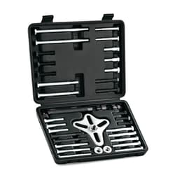 Orion Motor Tech Harmonic Balancer Puller Kit, 49pc Power Steering Pulley Puller Installer Tool Set, Heavy Duty Steering Wheel Puller Tool Kit for Flange Type Gear and Crank Puller with Storage Case