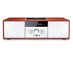WIITHINK Vintage Style Home CD Player with Bluetooth, FM Radio, USB Port for MP3 Playback, Aux-in, Earphone Port, 30W Nostalgic Wood Home HiFi Stereo System