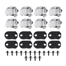 Yibuy 8 Pieces Snare Drum Lugs 1.02 Inches Hole Spacing for Percussion Accessories